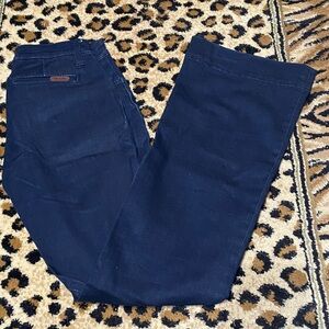 Wrangler Women's Flare Jeans in Dark Blue